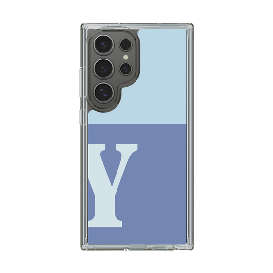 Slim Protection Case［ Original - initial two tone - Y blue ］