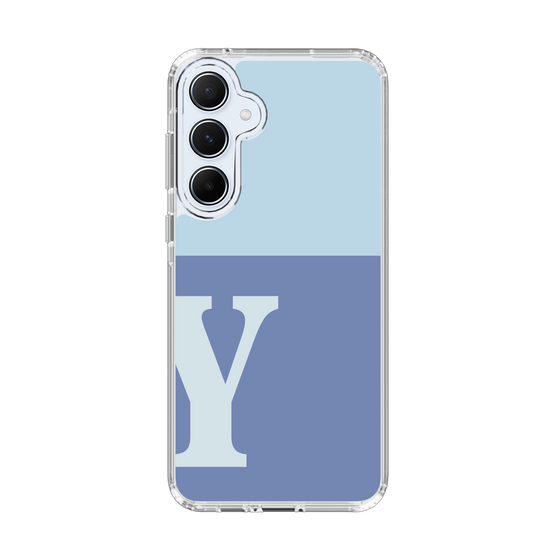 Slim Protection Case［ オリジナル - initial two tone - Y blue ］