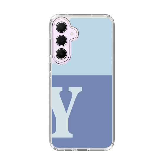 Slim Protection Case［ オリジナル - initial two tone - Y blue ］