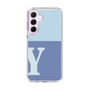 Slim Protection Case［ オリジナル - initial two tone - Y blue ］
