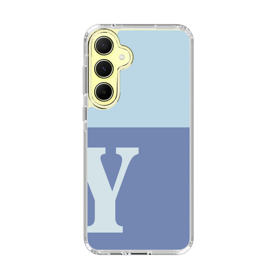 Slim Protection Case［ オリジナル - initial two tone - Y blue ］