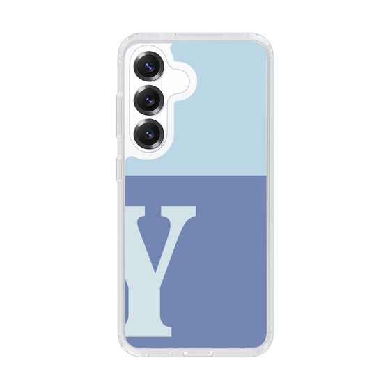 Slim Protection Case［ Original - initial two tone - Y blue ］
