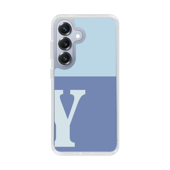 Slim Protection Case［ Original - initial two tone - Y blue ］