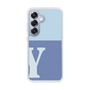 Slim Protection Case［ Original - initial two tone - Y blue ］