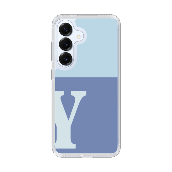 Slim Protection Case［ Original - initial two tone - Y blue ］