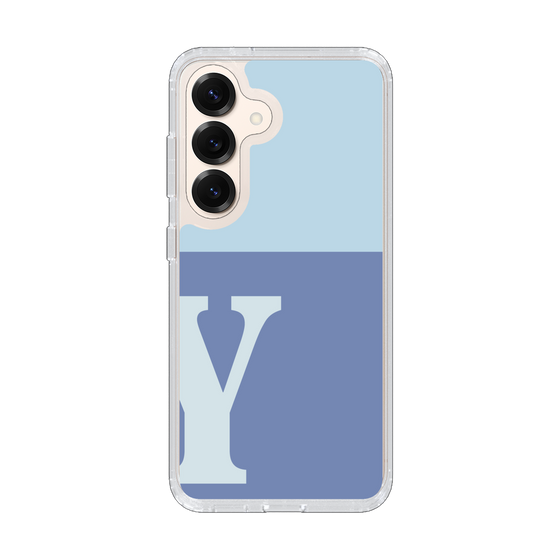 Slim Protection Case［ Original - initial two tone - Y blue ］