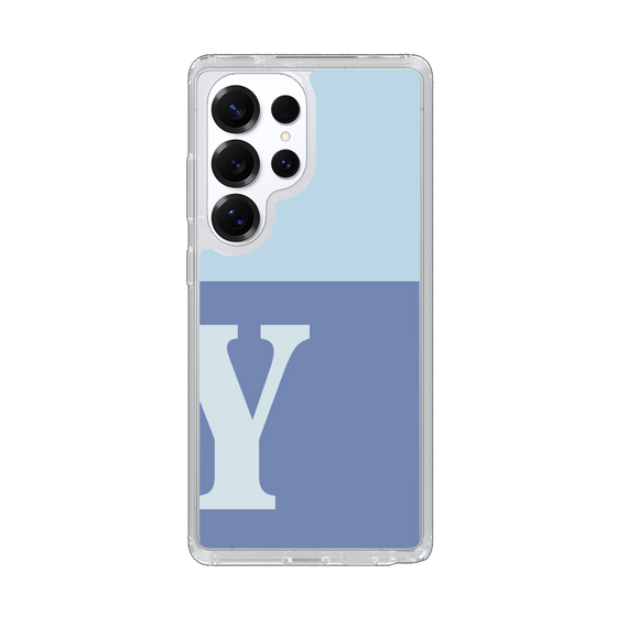 Slim Protection Case［ Original - initial two tone - Y blue ］