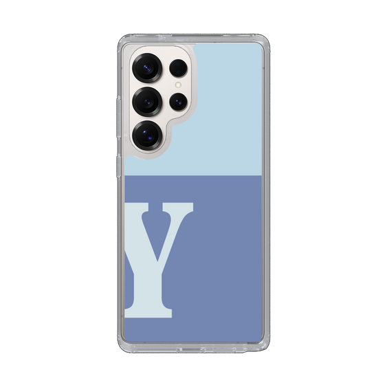 Slim Protection Case［ Original - initial two tone - Y blue ］