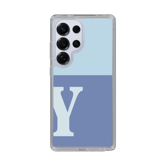 Slim Protection Case［ Original - initial two tone - Y blue ］