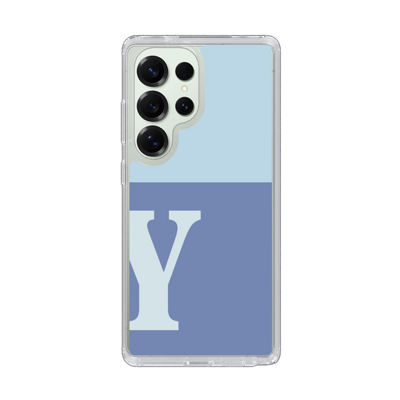 Slim Protection Case［ Original - initial two tone - Y blue ］