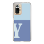 Slim Protection Case［ Original - initial two tone - Y blue ］