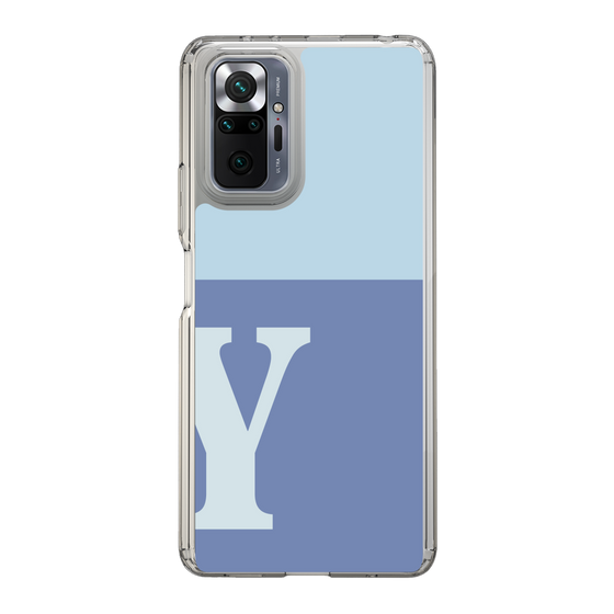 Slim Protection Case［ Original - initial two tone - Y blue ］