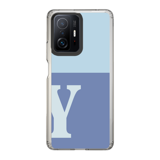 Slim Protection Case［ Original - initial two tone - Y blue ］