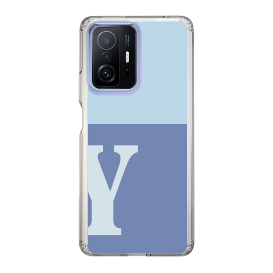 Slim Protection Case［ Original - initial two tone - Y blue ］