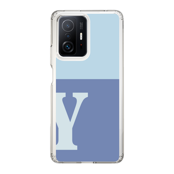 Slim Protection Case［ Original - initial two tone - Y blue ］