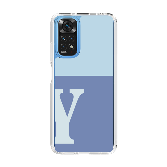 Slim Protection Case［ Original - initial two tone - Y blue ］