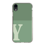Slim Protection Case［ Original - initial two tone - Y green ］