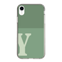 Slim Protection Case［ Original - initial two tone - Y green ］