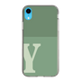 Slim Protection Case［ Original - initial two tone - Y green ］