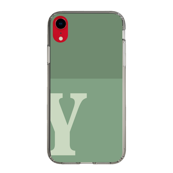 Slim Protection Case［ Original - initial two tone - Y green ］