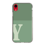 Slim Protection Case［ Original - initial two tone - Y green ］