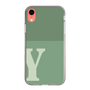 Slim Protection Case［ Original - initial two tone - Y green ］