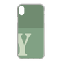 Slim Protection Case［ Original - initial two tone - Y green ］