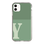 Slim Protection Case［ Original - initial two tone - Y green ］
