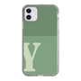 Slim Protection Case［ Original - initial two tone - Y green ］