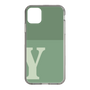 Slim Protection Case［ Original - initial two tone - Y green ］