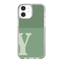 Slim Protection Case［ Original - initial two tone - Y green ］