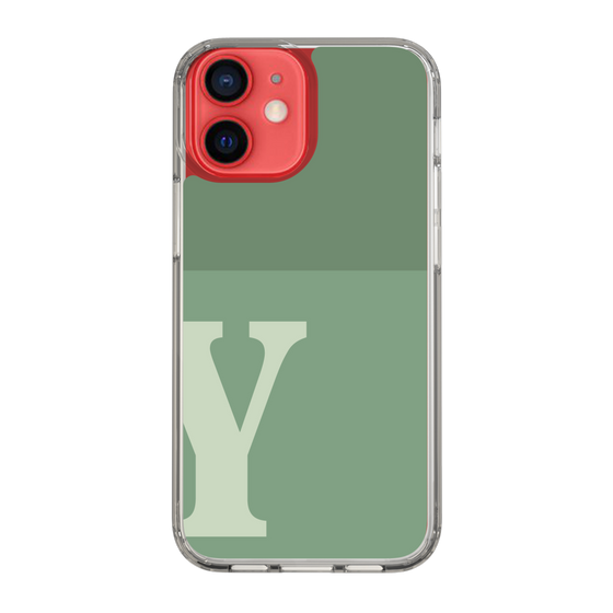 Slim Protection Case［ Original - initial two tone - Y green ］
