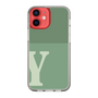 Slim Protection Case［ Original - initial two tone - Y green ］