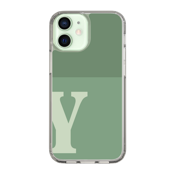 Slim Protection Case［ Original - initial two tone - Y green ］