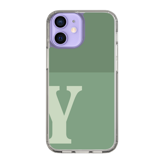 Slim Protection Case［ Original - initial two tone - Y green ］