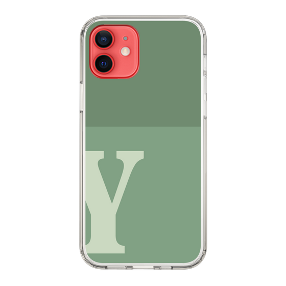 Slim Protection Case［ Original - initial two tone - Y green ］
