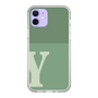 Slim Protection Case［ Original - initial two tone - Y green ］