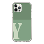 Slim Protection Case［ Original - initial two tone - Y green ］