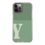 Slim Protection Case［ Original - initial two tone - Y green ］