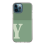 Slim Protection Case［ Original - initial two tone - Y green ］