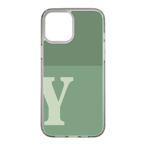 Slim Protection Case［ Original - initial two tone - Y green ］