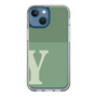 Slim Protection Case［ Original - initial two tone - Y green ］