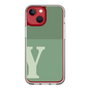 Slim Protection Case［ Original - initial two tone - Y green ］