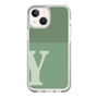 Slim Protection Case［ Original - initial two tone - Y green ］