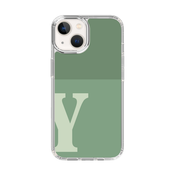Slim Protection Case［ Original - initial two tone - Y green ］