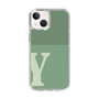 Slim Protection Case［ Original - initial two tone - Y green ］