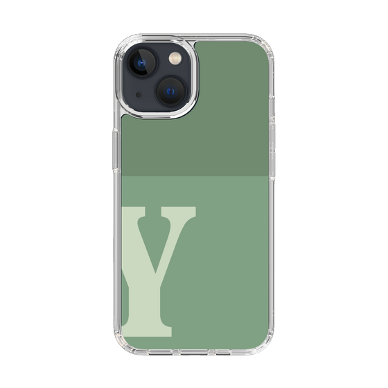 Slim Protection Case［ Original - initial two tone - Y green ］