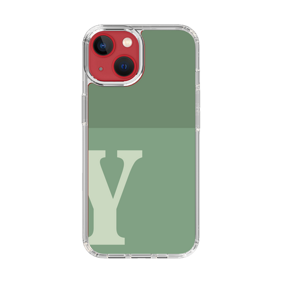 Slim Protection Case［ Original - initial two tone - Y green ］