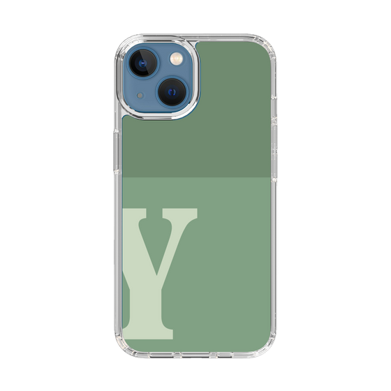 Slim Protection Case［ Original - initial two tone - Y green ］