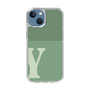 Slim Protection Case［ Original - initial two tone - Y green ］